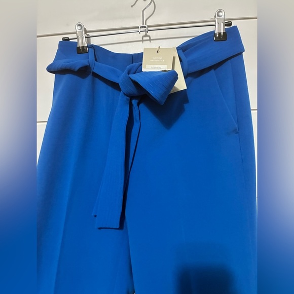 Boden Hampstead Wide Leg Pants - Bold Blue size 4P new - Picture 15 of 16